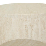 Atlas Pinnacle Side Table Travertine