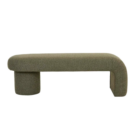 Margot Bench Moss Tweed