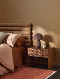 Madrid Tufted Bedhead King Soft Wheat