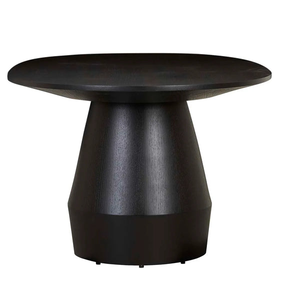 Bloom Dining Table Oval Black – the design library