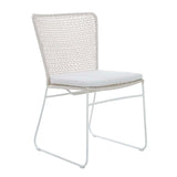 cabana sleigh dining chair chalk