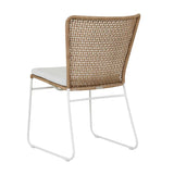 cabana sleigh dining chair natural