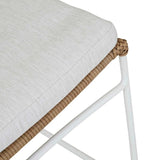 cabana sleigh dining chair natural