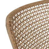 cabana sleigh dining chair natural