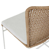 cabana sleigh dining chair natural