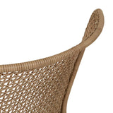 cabana sleigh dining chair natural