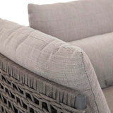 cabana weave left sofa graphite