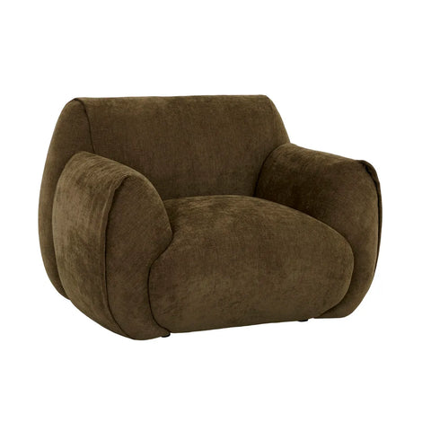 Hugo Rue Sofa Chair Poker Chestnut