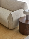 Hugo Rue Sofa Three Seater Poker Chestnut