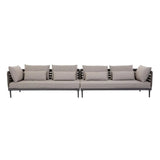 Cabana Weave Right Sofa Graphite