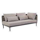 Cabana Weave Right Sofa Graphite