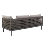 cabana weave right sofa graphite