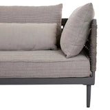 Cabana Weave Right Sofa Graphite