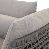 cabana weave right sofa graphite