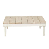 cabana weave coffee table ivory