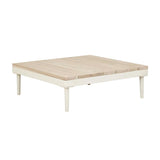 cabana weave coffee table ivory