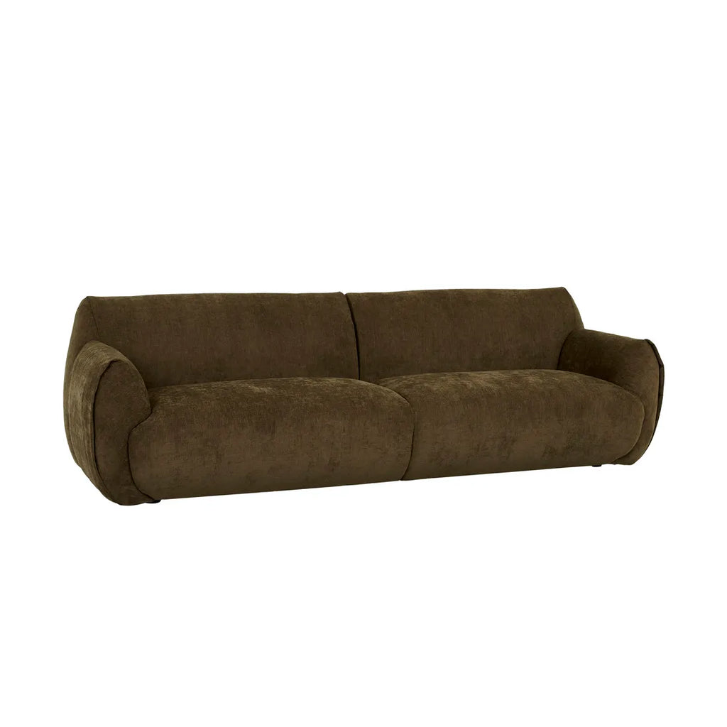 Hugo Rue Sofa Four Seater Poker Chestnut