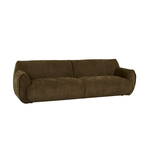 Hugo Rue Sofa Four Seater Poker Chestnut