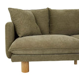 Vittoria Elliot Three Seater Sofa Copeland Olive