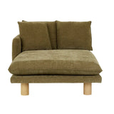 Vittoria Elliot Left Chaise Copeland Olive
