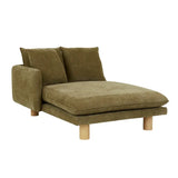 Vittoria Elliot Left Chaise Copeland Olive