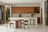 Plum Swivel Barstool Cashmere