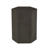 Corsica Hexagon Stool Ebony