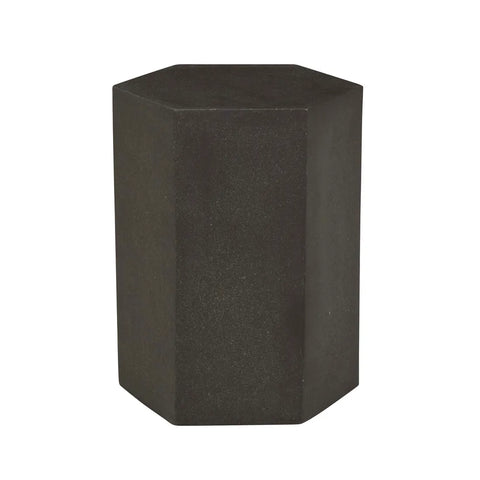 Corsica Hexagon Stool Ebony