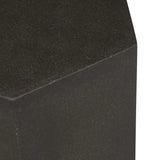 Corsica Hexagon Stool Ebony