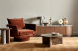 Venus Revolve Coffee Table Emperador 725mm