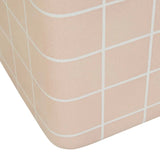 Seville Tile Side Table Pink and White