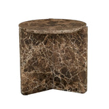 Venus Revolve Side Table Emperador 525mm