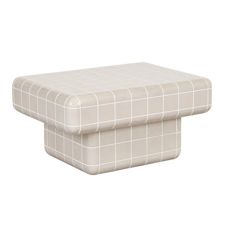 Seville Tile Coffee Table Pearl White