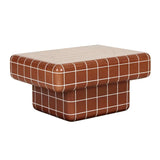 Seville Tile Coffee Table Red Glaze