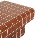 Seville Tile Coffee Table Red Glaze