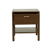 Marlow Bedside Chocolate Oak
