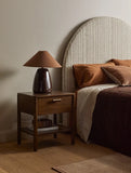 Marlow Bedside Chocolate Oak