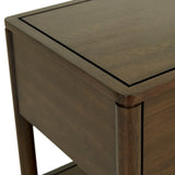 Marlow Bedside Chocolate Oak