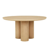 Seb Round Dining Table Oak