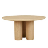 Seb Round Dining Table Oak