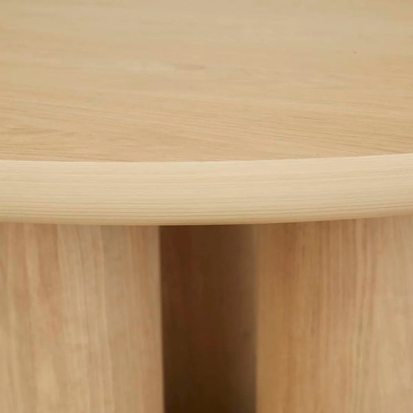 Seb Round Dining Table Oak – the design library