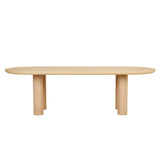 Seb Oval Dining Table 3000mm Natural