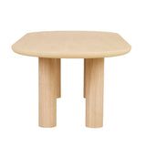 Seb Oval Dining Table 3000mm Natural