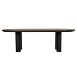 Seb Oval Dining Table 3000mm Black