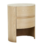 Oberon Lune Marble Bedside Natural