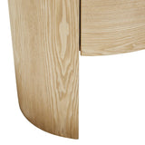 Oberon Lune Marble Bedside Natural