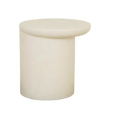 Petra Sphere Side Table Ivory