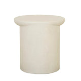 Petra Sphere Side Table Ivory