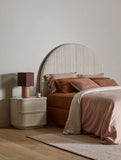 Madrid Arch Bedhead Double Chestnut