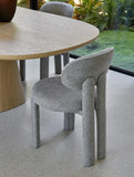 Seb Pebble Extendable Dining Table Walnut